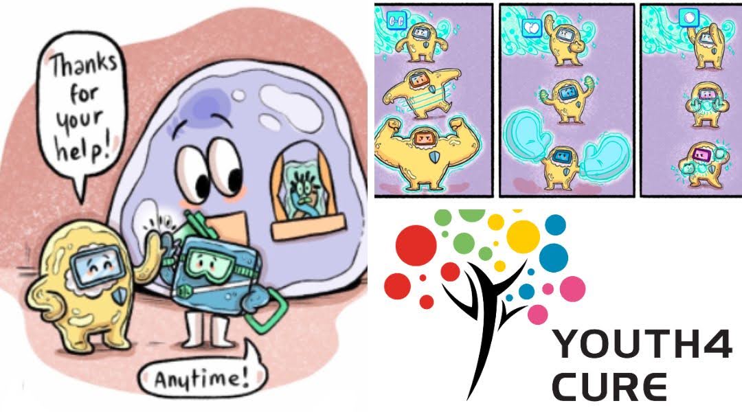 Illustrations by participants of Youth4Cure
