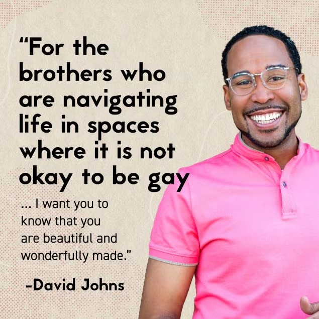 David Johns quote "I want you to know that you are beautiful and wonderfully made."
