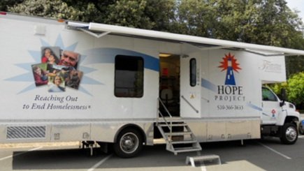 A photo of a HIV Testing mobile Clinic