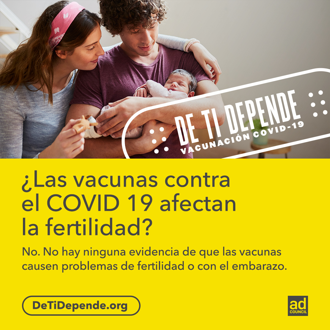 Las vacunas el COVID 19 afectan la fertilidad?