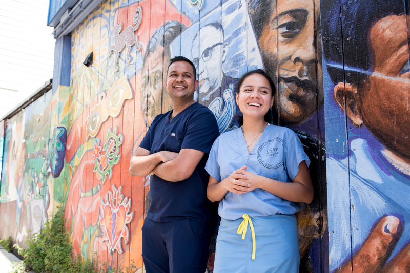 UCSF dentistry students volunteering in the Mission, SF